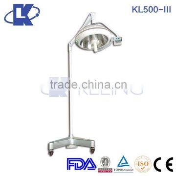 (KL500-III) Integral Mobile Stand Battery AC/DC Surgical OR Light operation lamp operating room lighting lamp