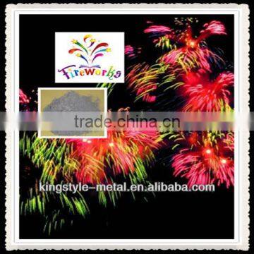 Aluminum powder for fireworks