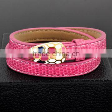 Wholesale Products Snake Leather Bracelet for Women and Men