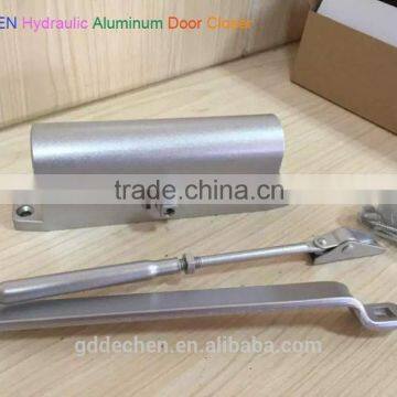 DECHEN Household Speed Control Type Hydraulic Adjustable Aluminum Door Closer with FIre channel