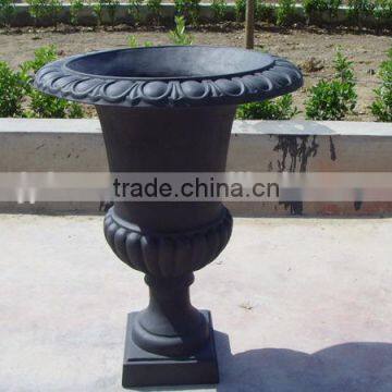 popular fiberglass vase and urns for garden decoration