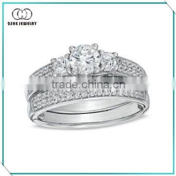 High quality silver jewelry wedding rings