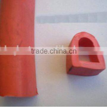 high temperature High elasticity red silicone rubber foam gasket