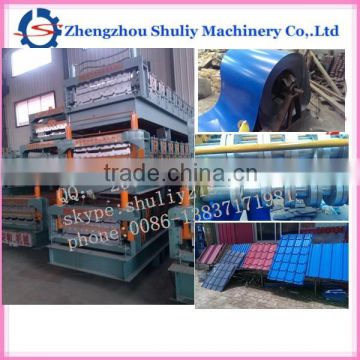 Effective width 1000 Roof Tile making machine Glazed tile machine