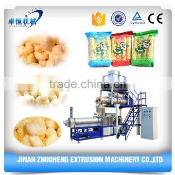 Auto discharge deep fryer snack food making machine