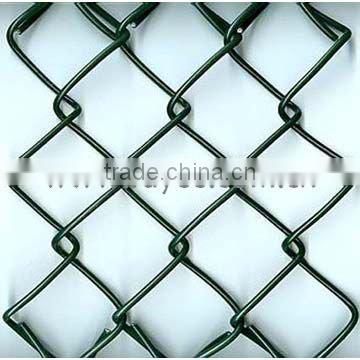 Good quality hole size chain link fence manufacturer, cadena galvanizada vinculo valla