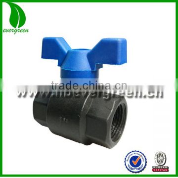 butterfly handle thread Nylon Ball Valve