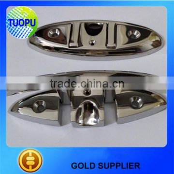 marine fold cleat, yacht stainless steel cleat, stainless steel boat cleat