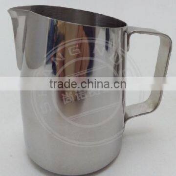 oblique mouth Stainless steel milk jug milk steam pitcher