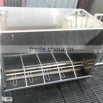 Pig feeding system stainless steel double side automatic pig feeder