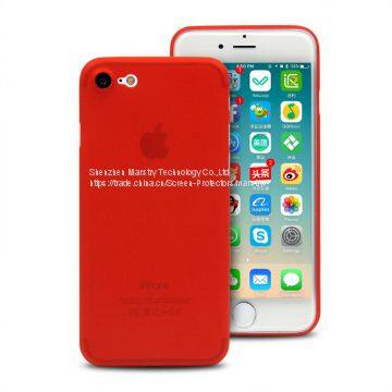 0.35mm Ultra Thin Skin Case Cover For Iphone 7 /7 Plus Red Color