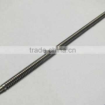 China supply high quality & precision stainless steel worm shaft with hardness treatment