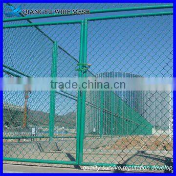 black vinyl coated chain link fence/ green chain link fence