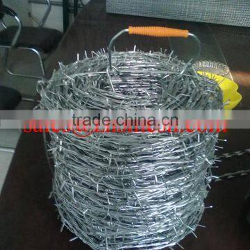 electro galvanized barbed wire with plastic handle