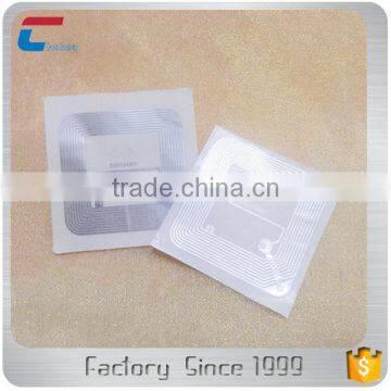 Low cost coated Paper disposable rfid tag 13.56mhz nfc label