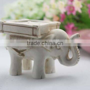 Popular Resin Elephant and Bird Tea Light Candle Holder as Wedding Party Gifts photo-2