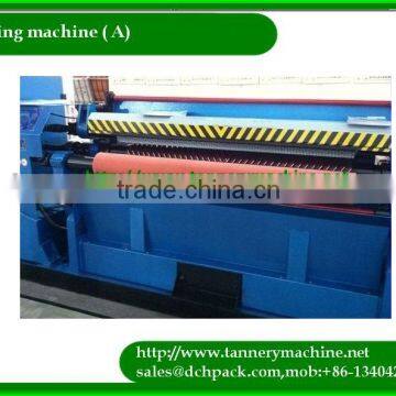 leather tannery machine DCH China best hydraulic leather fleshing machine