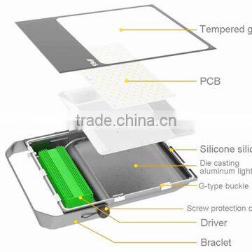 High Quality Ip65 Die Cast Aluminum 10 20 30 50w 80w 100w 150w 200w Slim Mini Led Flood Light Housing photo-2