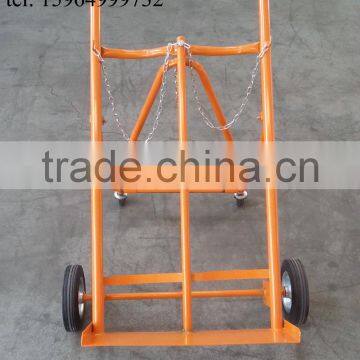 Hand Trolley With 8" Solid Wheel for Double Gas Cylinder photo-2