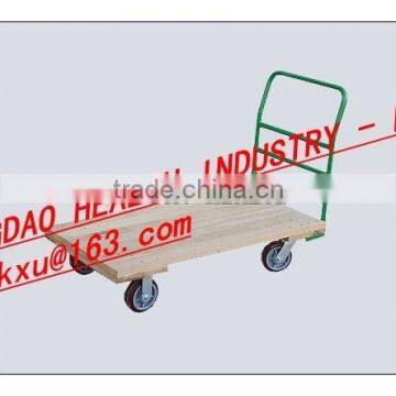 Wood Deck 30"X60" Platform Truck With 6"x2" Heavy Duty Casters photo-3