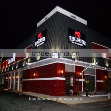 Well Designed Galvanized Steel Frame Kit Fast Food Restaurant photo-3