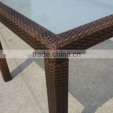 Leisure Rattan Furniture Cheap Wicker Garden Table and Chair (2107+2048) photo-5