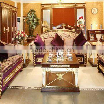 Luxury French Baroque Style Dining Room Glass Sideboard & Hutch/ 4-Door Handmade Carved Kitchen Cupboard Furniture photo-5