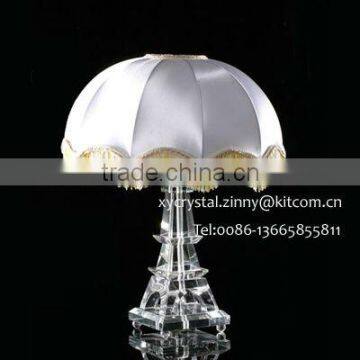 beautiful good quality crystal table lamp for decorative