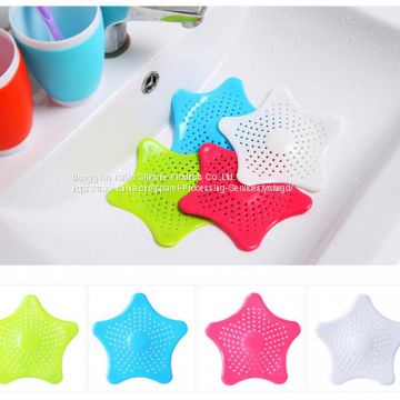 Starfish Shape Bathtub Drain Silicone Stopper