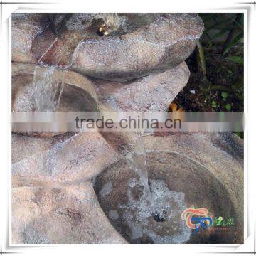 Beautiful Imitation Stone Fiberglass Outdoor Garden Water Fountain photo-6