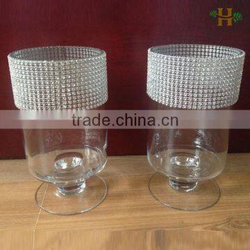 glass candleholder,crystal home decorative items,beautiful and Upscale