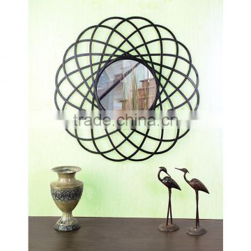 Wholesale Black Wrought Iron wall Mirror