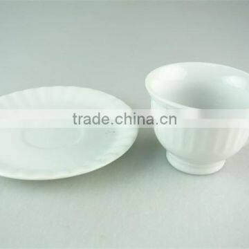 White Stock Lot for Sale Ceramic Tea / Coffee Cup & Saucer With Color Box 12 Pieces Set photo-4