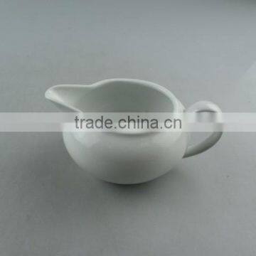 Stock Wholesale Cheap High White Ceramic Milk Jug photo-2