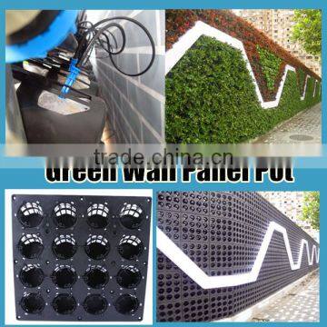 Garden and Landscape Projects half wall flower pot hanging on the wall