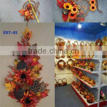 Artificial Plastic Fall Autumn Colorful Decorative Christmas Decoration Pumkin Garland photo-3