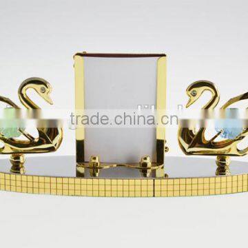 Swarovski Crystals Twin Swan Photo Frame Wedding Gfits for Guests photo-3