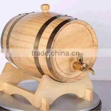 Hot Sale Low Moq Solid Oak Packing Wine Barrel photo-3
