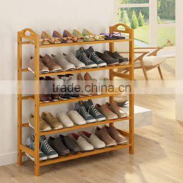 Hot Selling Economical Pine Wooden Shoe Rack photo-5
