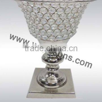 Crystal Candle Holder Stand With Metal , Crystal Tealight Holder Stand photo-3