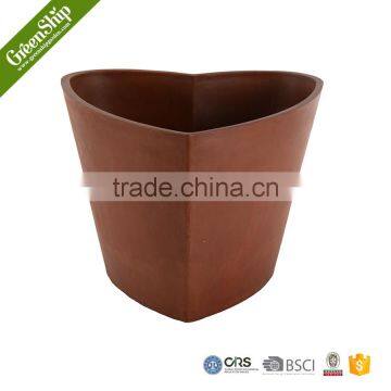 Biodegradable Outdoor Heart Shaped Flower Pot