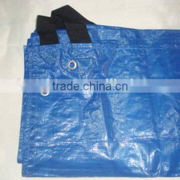 Waterproof Drawstring PE Tarpaulin Leaf Poly Tarp photo-2