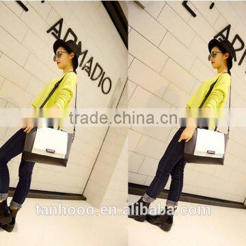 Hot Selling Korea Fashion Leather Hand Bags for Ladies , Leather Shoulder Hand Bags for Women, Leather Tote Hand Bags for Girls photo-2