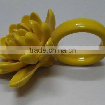 Porcelain Flower Napkin Rings photo-5