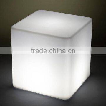 Customized Energy Saving Plentiful RGB Full Color Lighting Plastic LED Cube photo-2