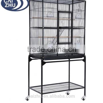 63" Inch Indoor Bird Parrot Chinchillas Ferret Cage Cockatiel House w/Stand Metal Wheel