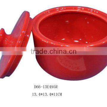 Ceramic bowls with lids