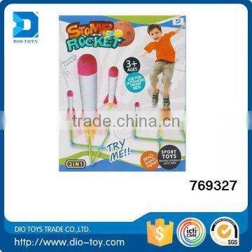 New design education air pump rocket toys