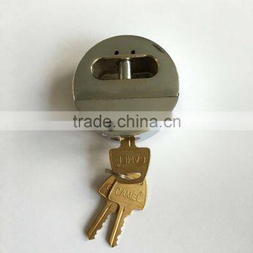 Hidden Shackle Rekeyable Solid Steel Puck Padlocks photo-2