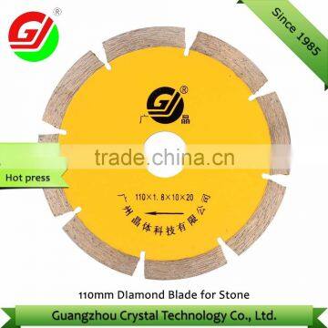 Segmented Sintered Diamond Cutting Blades 110mm Circular Saw Blade for Dry Cutting Stone photo-3